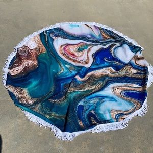 BEACH TOWEL light weight geo print